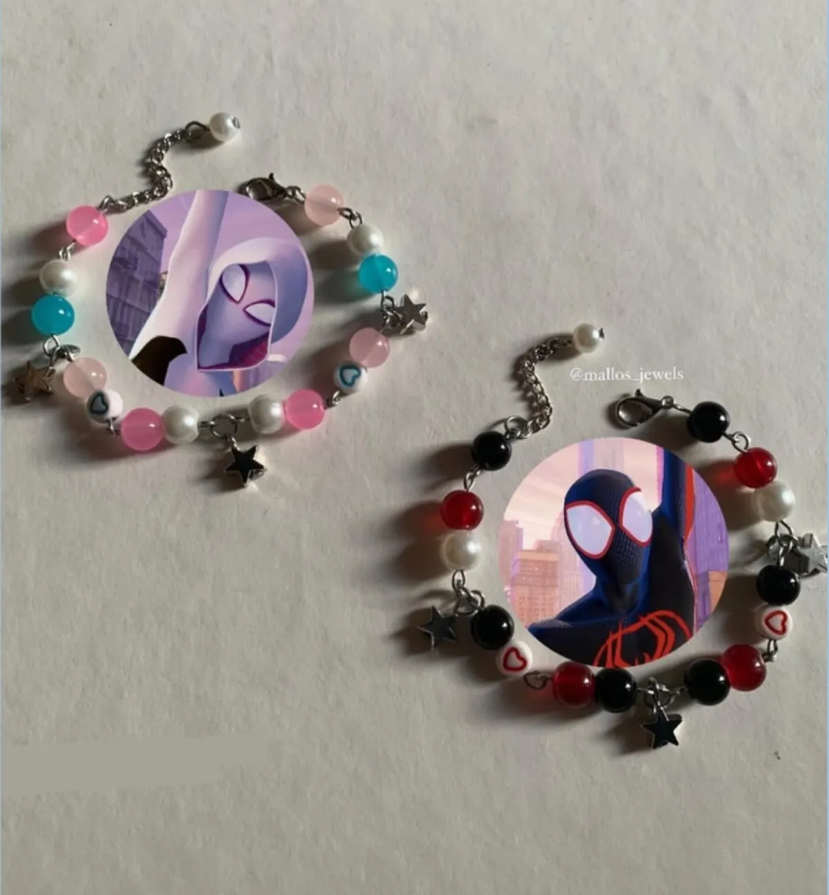 Spiderman And Gwen Cluster Bracelets