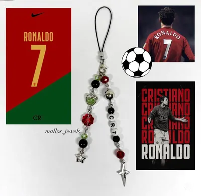 Ronaldo Inspired Phone Charm
